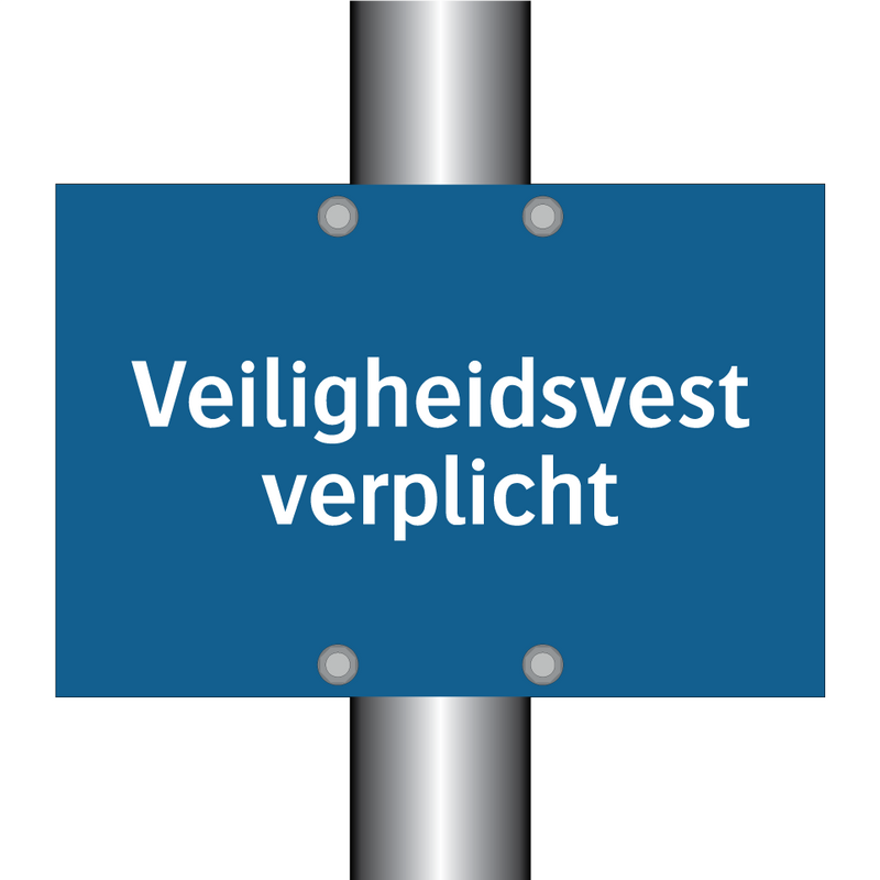 Veiligheidsvest verplicht & Veiligheidsvest verplicht & Veiligheidsvest verplicht