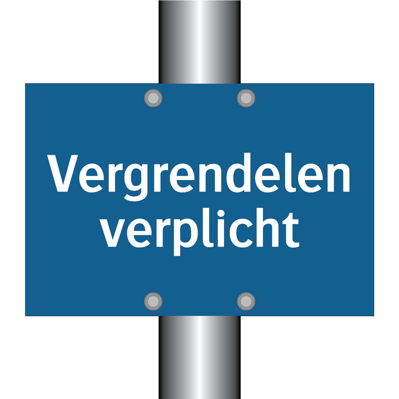 Vergrendelen verplicht & Vergrendelen verplicht & Vergrendelen verplicht & Vergrendelen verplicht