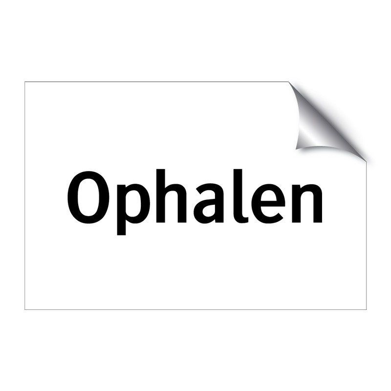 Ophalen