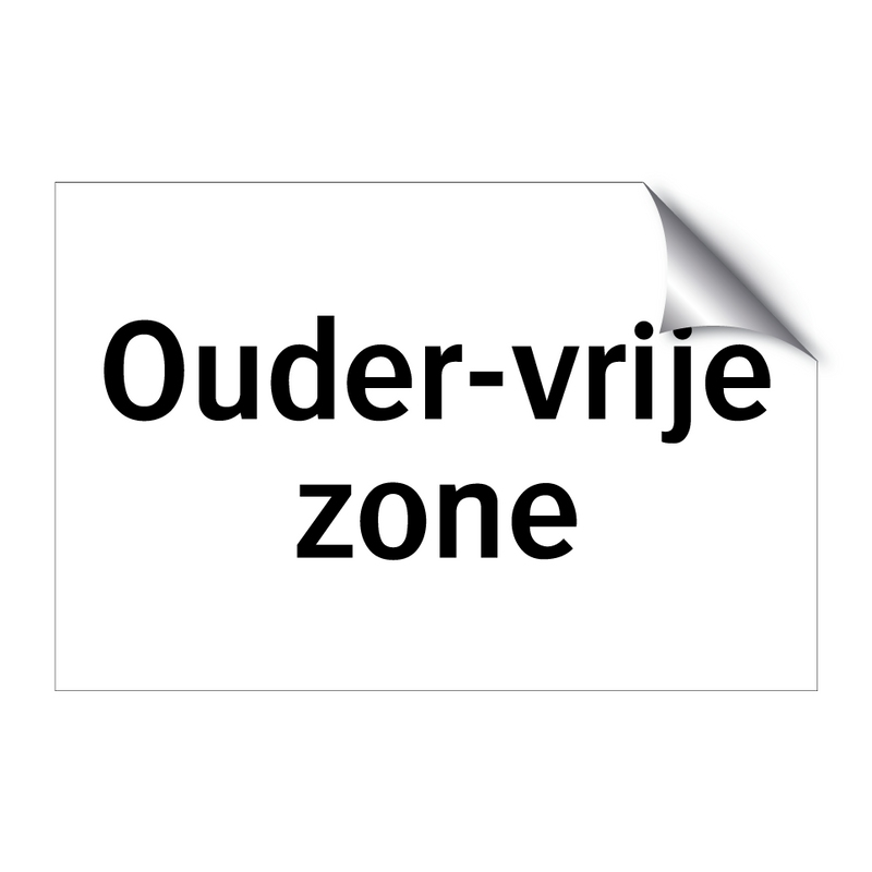 Ouder-vrije zone