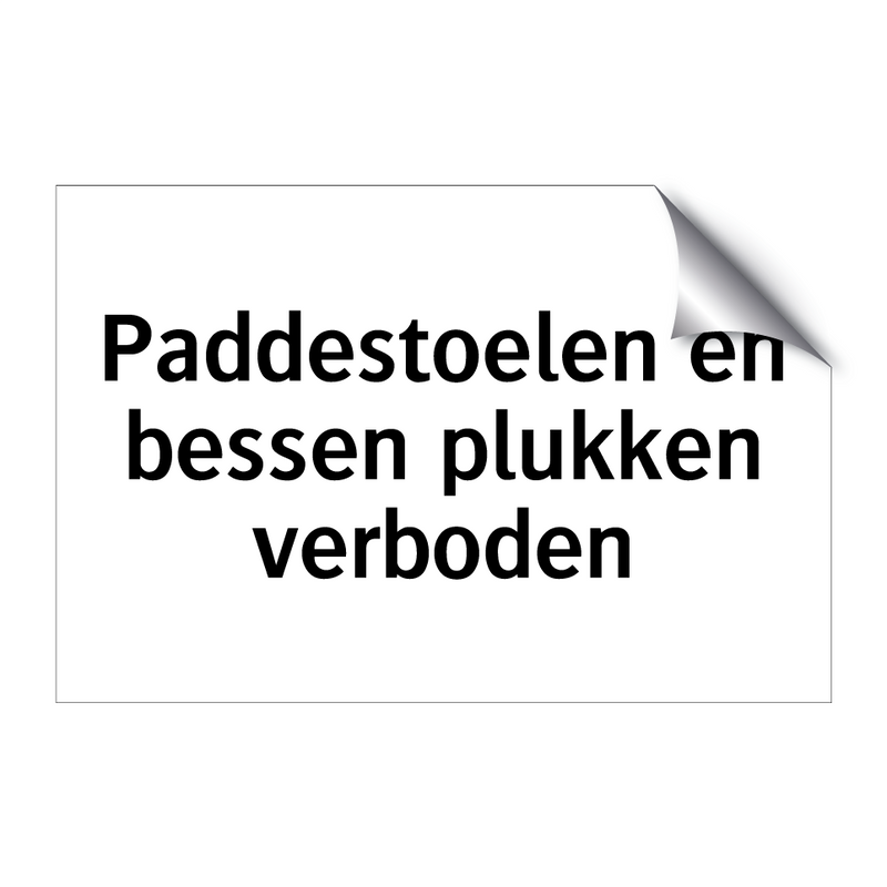 Paddestoelen en bessen plukken verboden