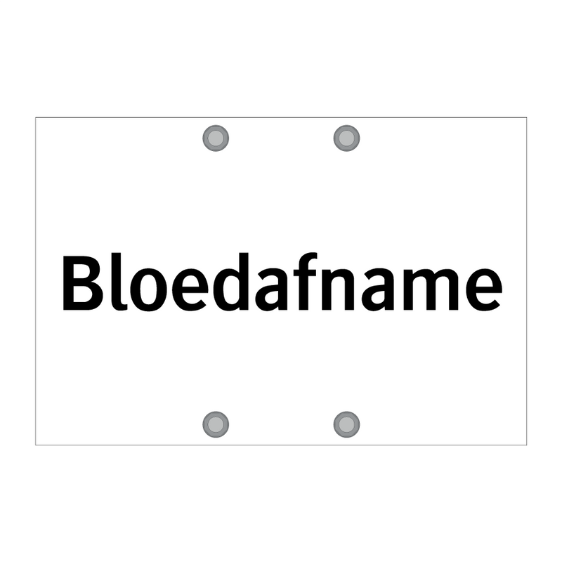 Bloedafname