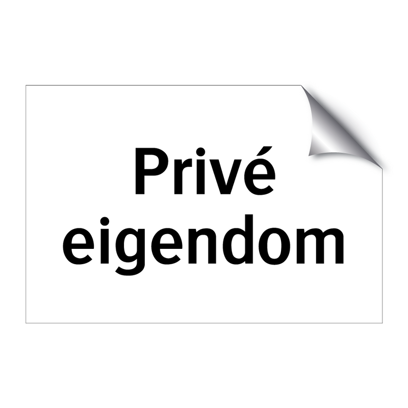 Privé eigendom