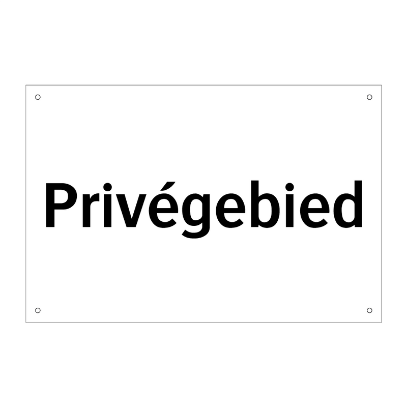 Privégebied