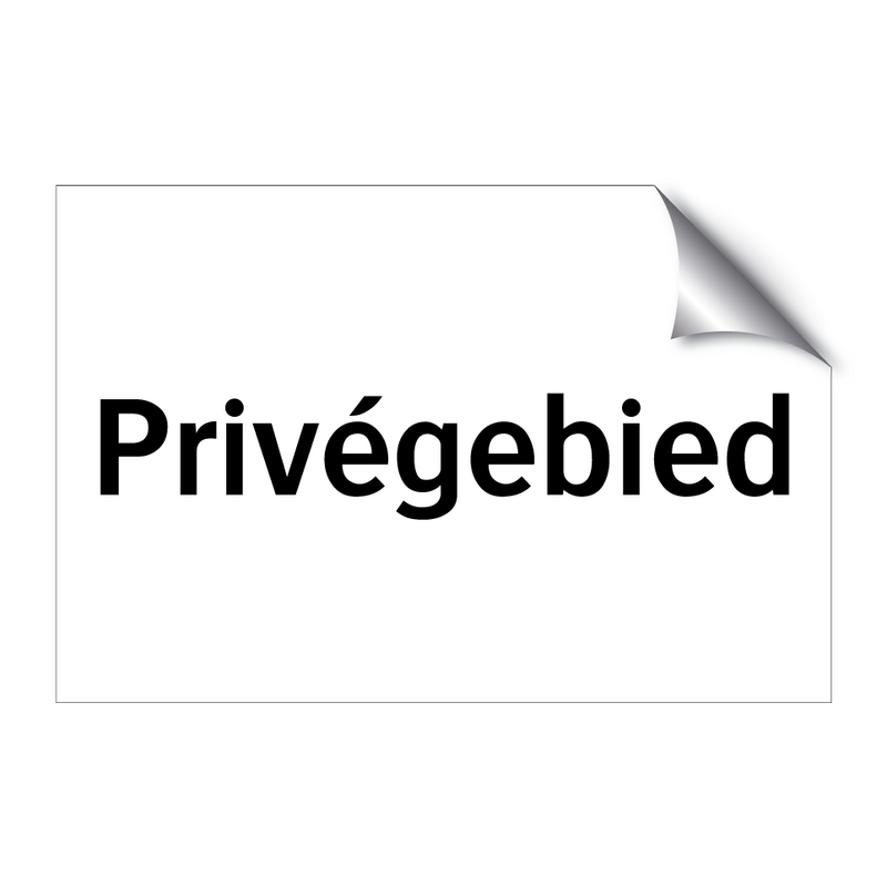 Privégebied