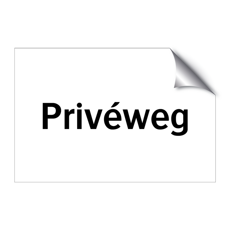 Privéweg