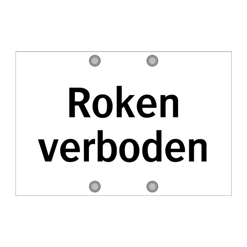 Roken verboden