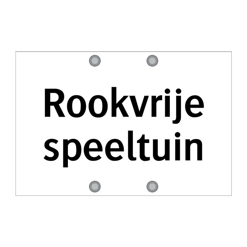 Rookvrije speeltuin