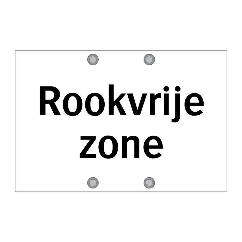 Rookvrije zone