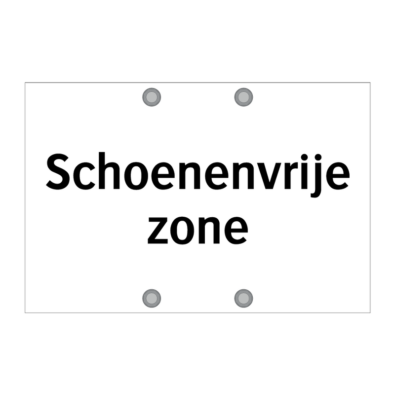 Schoenenvrije zone