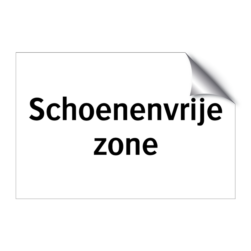 Schoenenvrije zone