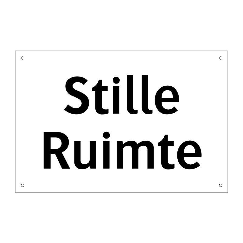 Stille Ruimte