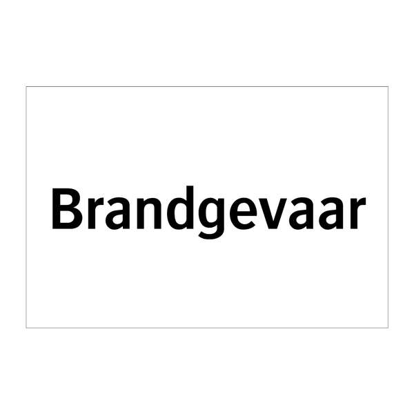 Brandgevaar