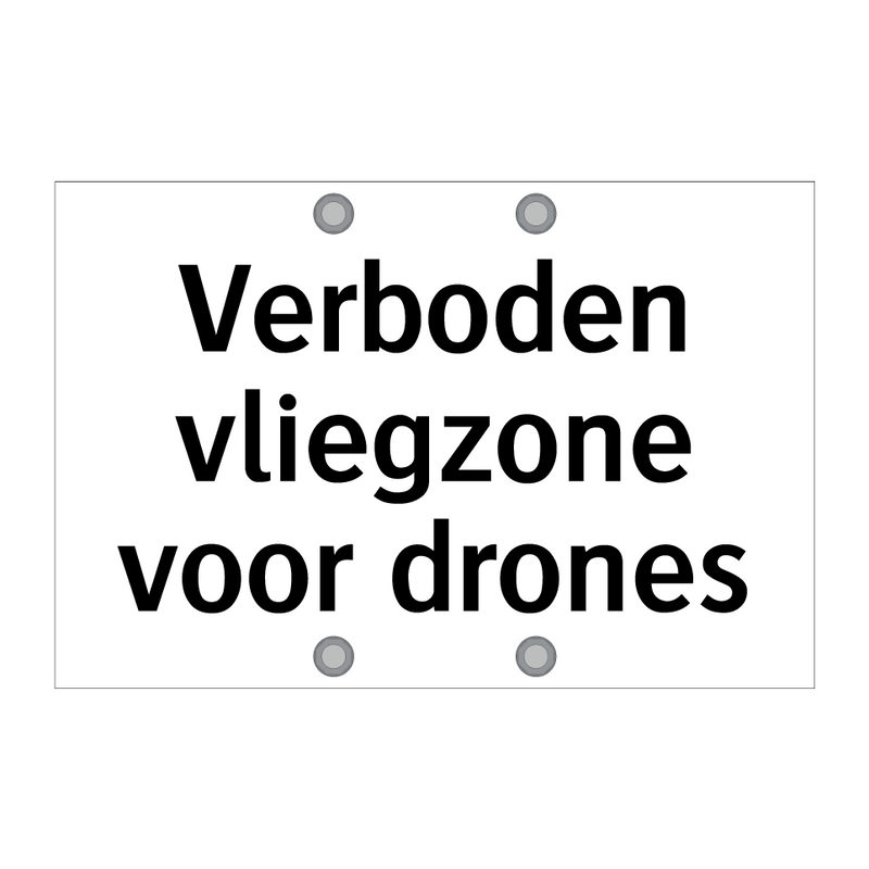 Verboden vliegzone voor drones