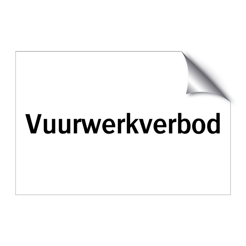 Vuurwerkverbod