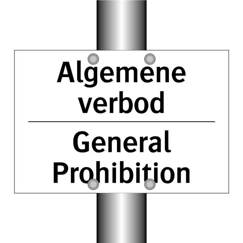 Algemene verbod - General Prohibition