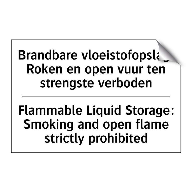 Brandbare vloeistofopslag: Roken /.../ - Flammable Liquid Storage: Smoking /.../