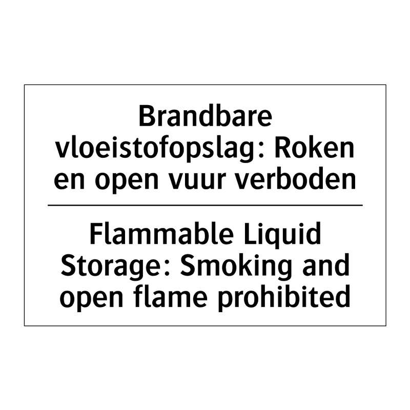 Brandbare vloeistofopslag: Roken /.../ - Flammable Liquid Storage: Smoking /.../