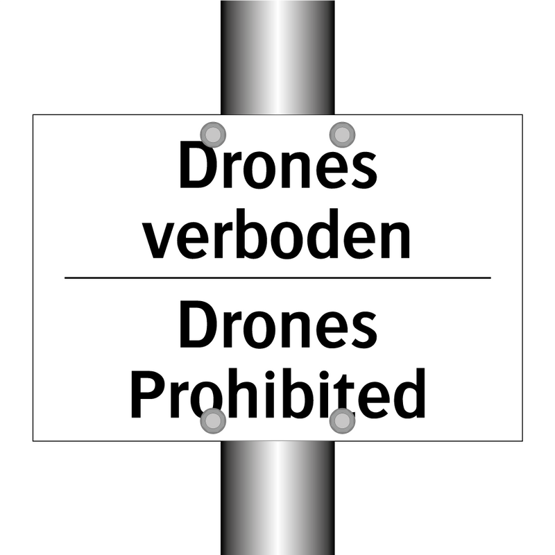 Drones verboden - Drones Prohibited