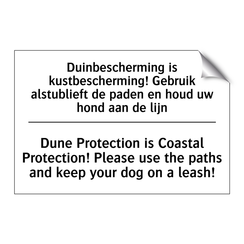 Duinbescherming is kustbescherming! /.../ - Dune Protection is Coastal Protection! /.../