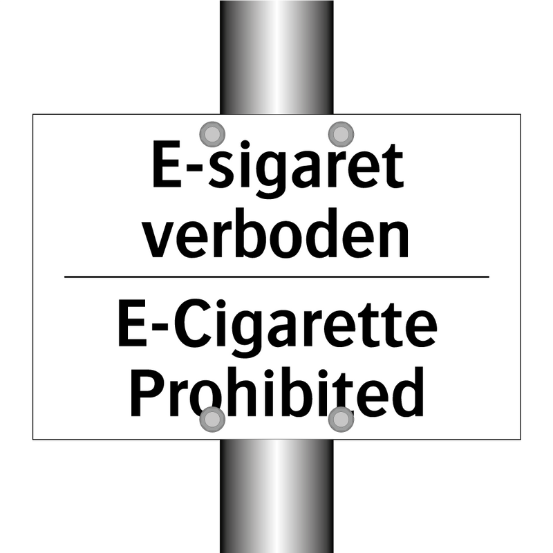 E-sigaret verboden - E-Cigarette Prohibited