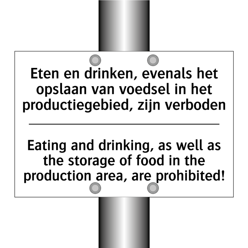 Eten en drinken, evenals het opslaan /.../ - Eating and drinking, as well as /.../