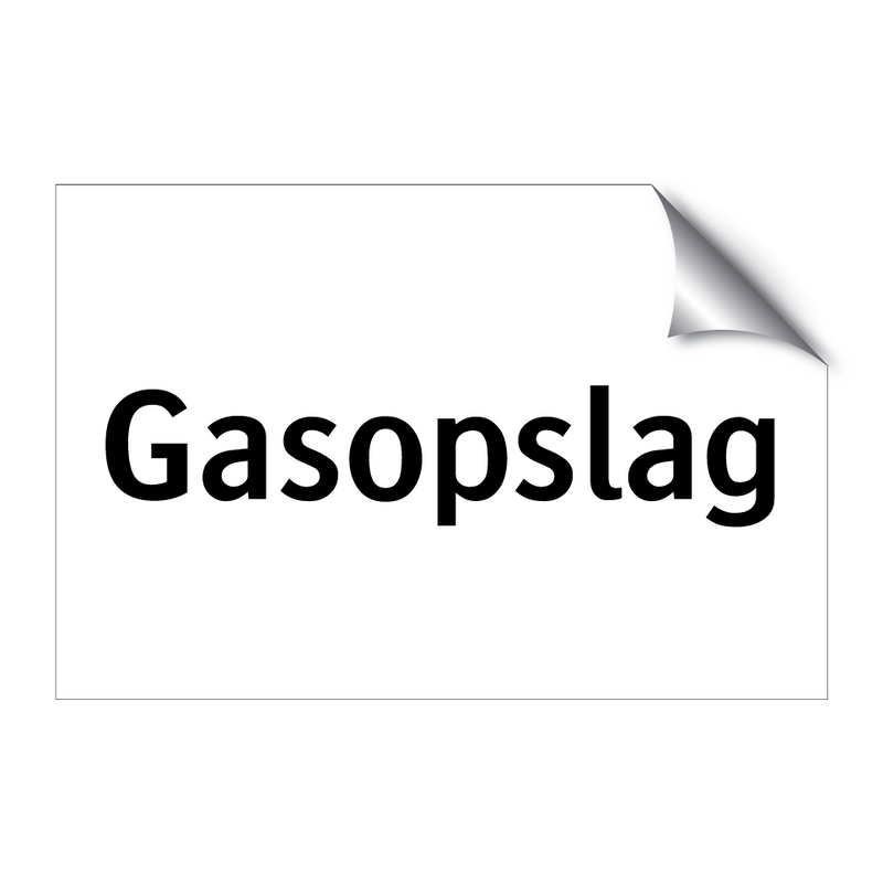 Gasopslag