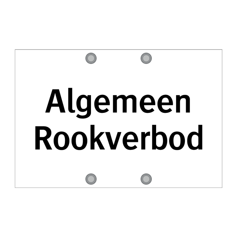 Algemeen Rookverbod