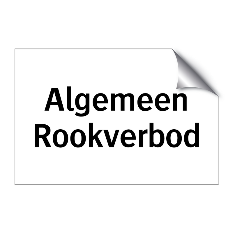 Algemeen Rookverbod