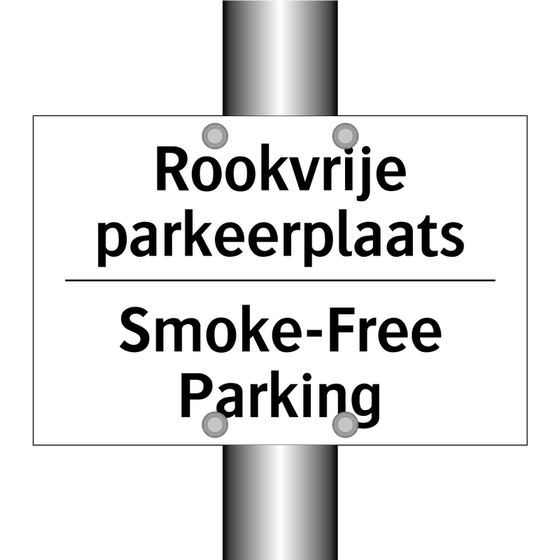 Rookvrije parkeerplaats - Smoke-Free Parking