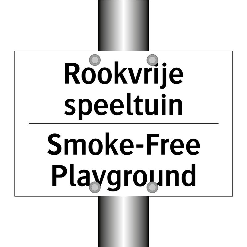 Rookvrije speeltuin - Smoke-Free Playground