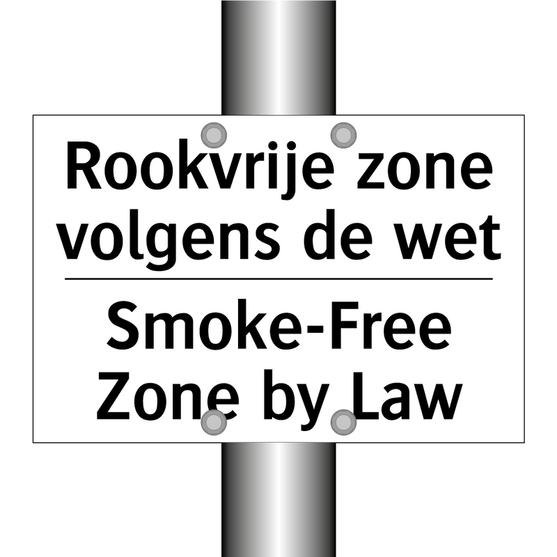 Rookvrije zone volgens de wet - Smoke-Free Zone by Law