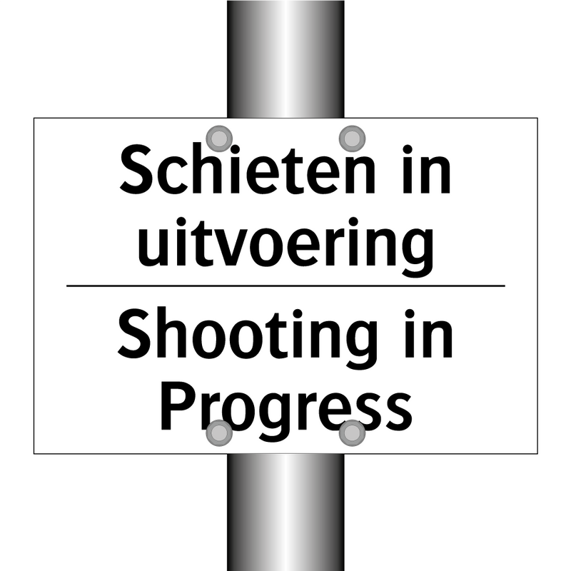 Schieten in uitvoering - Shooting in Progress