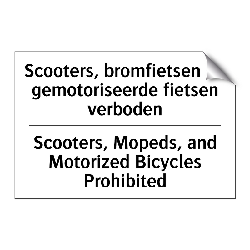 Scooters, bromfietsen en gemotoriseerde /.../ - Scooters, Mopeds, and Motorized /.../