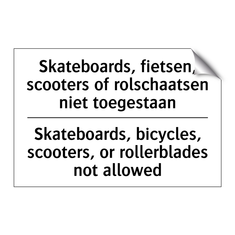 Skateboards, fietsen, scooters /.../ - Skateboards, bicycles, scooters, /.../