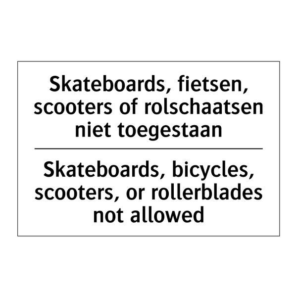 Skateboards, fietsen, scooters /.../ - Skateboards, bicycles, scooters, /.../