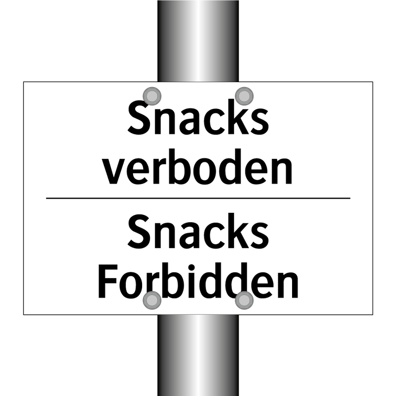 Snacks verboden - Snacks Forbidden