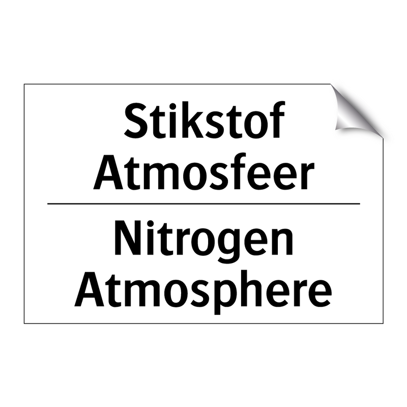 Stikstof Atmosfeer - Nitrogen Atmosphere