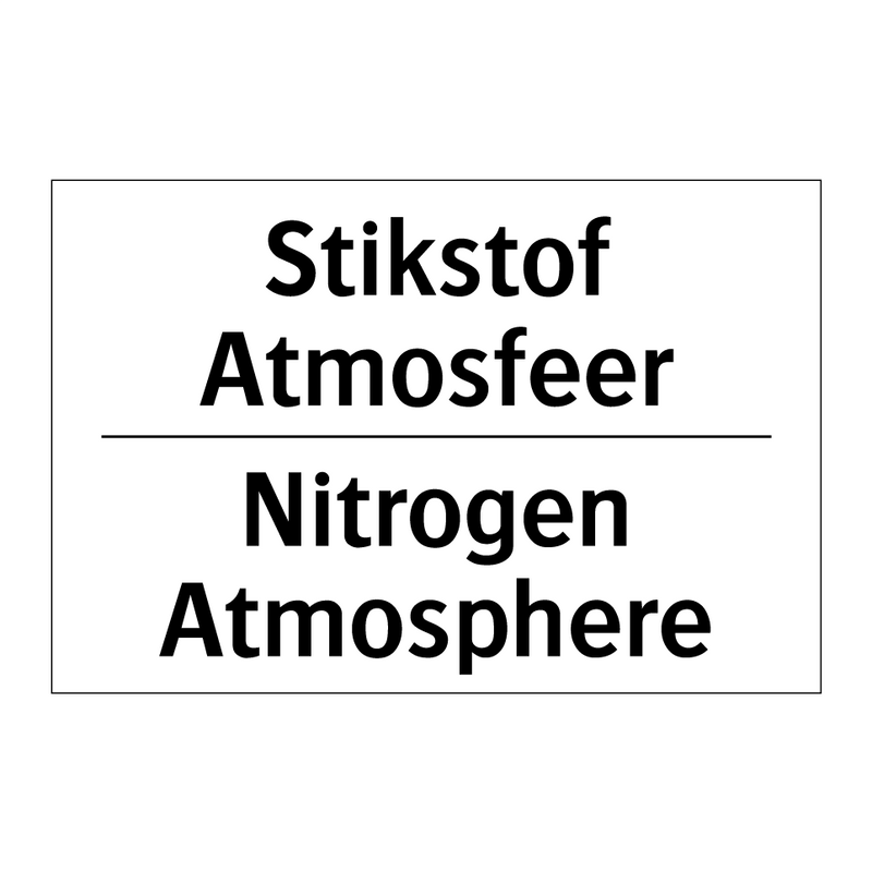 Stikstof Atmosfeer - Nitrogen Atmosphere