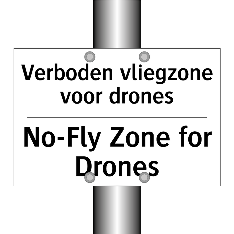 Verboden vliegzone voor drones - No-Fly Zone for Drones