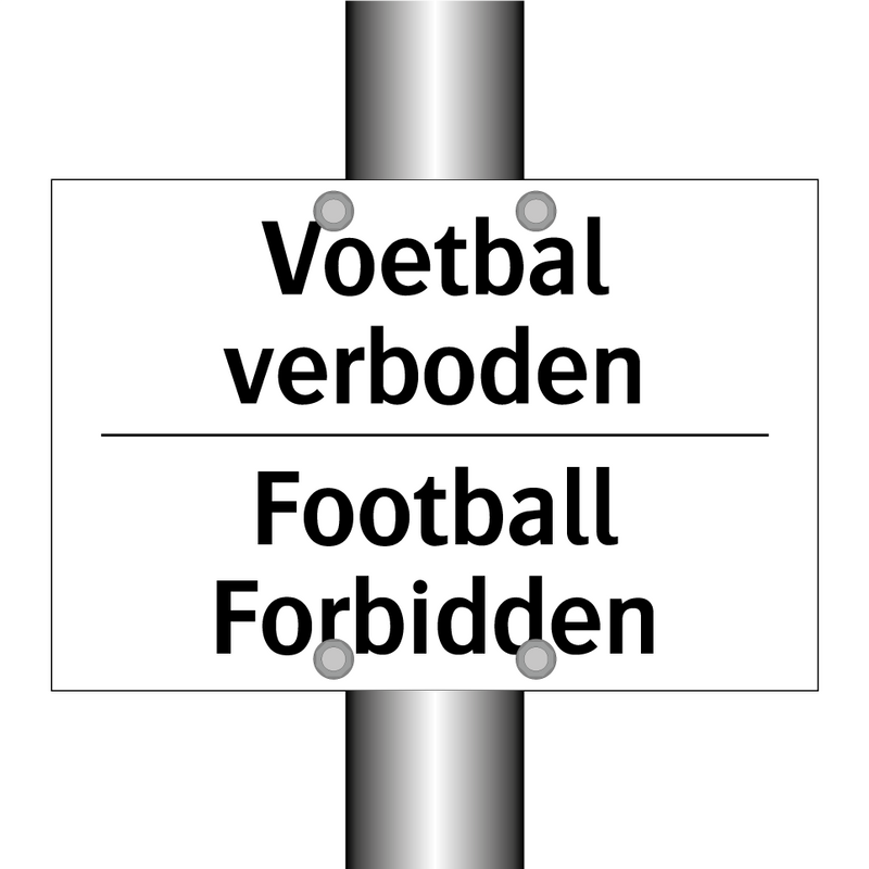 Voetbal verboden - Football Forbidden