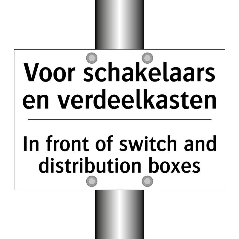 Voor schakelaars en verdeelkasten/.../ - In front of switch and distribution /.../