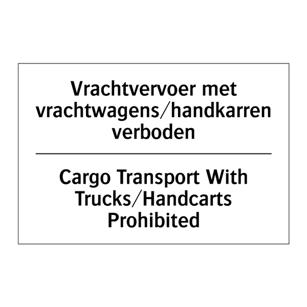 Vrachtvervoer met vrachtwagens/handkarren /.../ - Cargo Transport With Trucks/Handcarts /.../