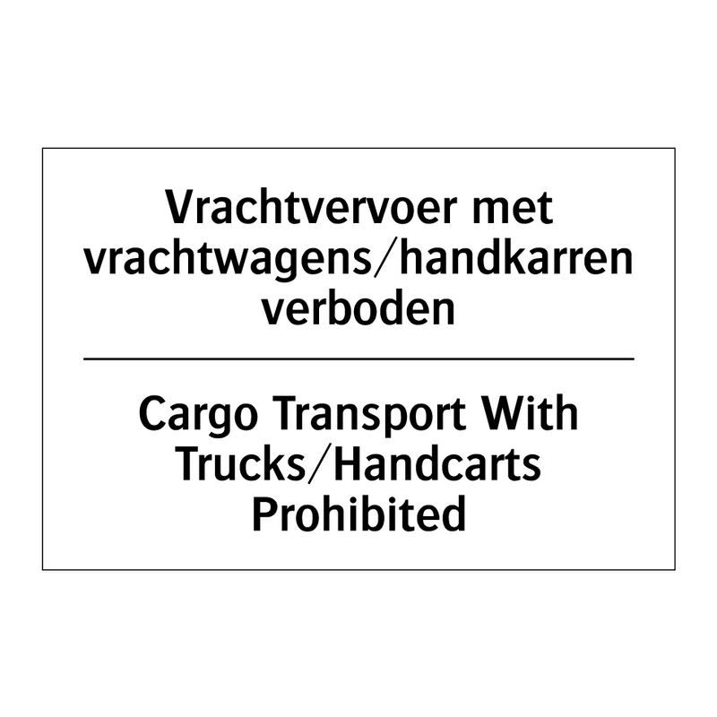 Vrachtvervoer met vrachtwagens/handkarren /.../ - Cargo Transport With Trucks/Handcarts /.../