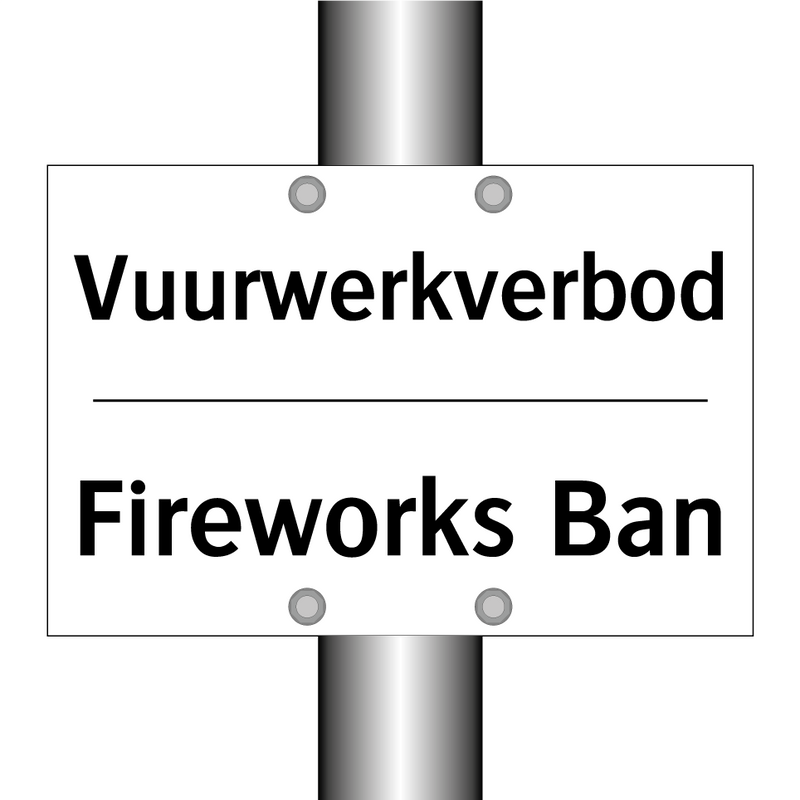 Vuurwerkverbod - Fireworks Ban