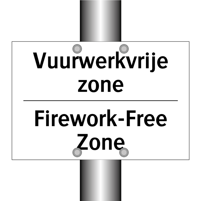 Vuurwerkvrije zone - Firework-Free Zone