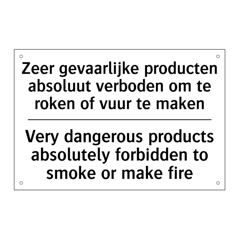 Zeer gevaarlijke producten absoluut /.../ - Very dangerous products absolutely /.../