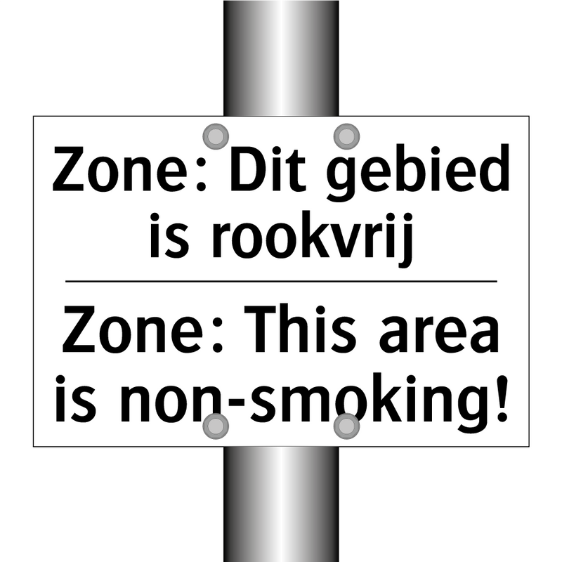 Zone: Dit gebied is rookvrij - Zone: This area is non-smoking!/.../