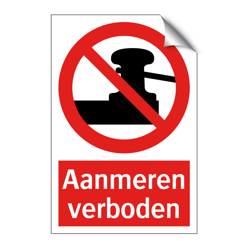 Aanmeren verboden