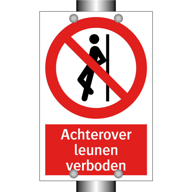 Achterover leunen verboden